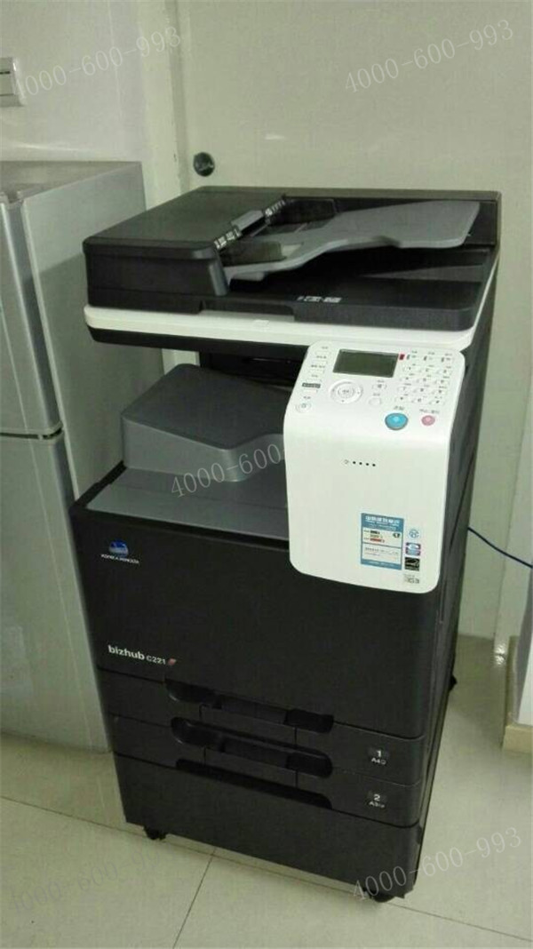 給廣州通信企業成功安裝的柯尼卡美能達彩色復印機C221-科頤辦公