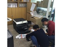 慶祝科頤辦公又成功給某建筑企業(yè)安裝柯尼卡美能達bizhub206復印機
